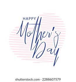 Happy mother`s day lettering typography. Happy Mothers Day calligraphy banner,card. Best mother ever typography. - Vector