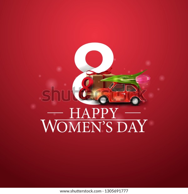 Happy Mother\'s\
day - logo with number eight\
and