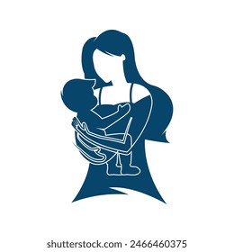 Happy Mothers Day logo vector illustration design.Happy Mother's Day to all mother lovers