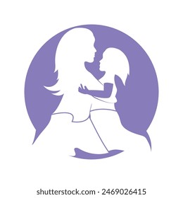 Happy Mothers Day logo vector illustration design.Happy Mother's Day to all mother lovers