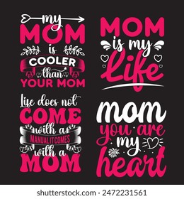 Happy Mother's Day. love you, mom t-shirt design vector, Happy Mother's Day. love you, mom t-shirt design vector, Mother's Day Best Typography T-Shirt design Super premium File.