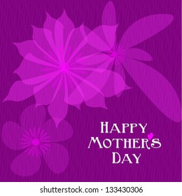 Happy Mother's Day. with maroon background.Vector eps10 , illustration