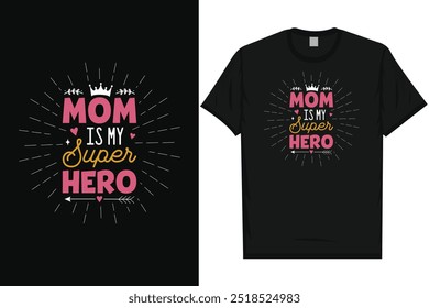 Feliz dia das mães mãe mãe mãe senhora tipografia tshirt design