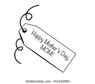 Happy Mother's Day Mom Tag