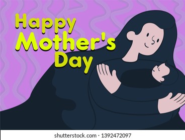 Happy Mother's Day mother and baby, child