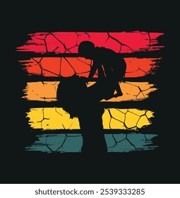 Happy Mother's Day and Mother Love Her Child Silhouette t-shirt 
