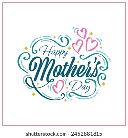 Happy Mother's Day, Happy Mothers day, Happy Mother day, Mother Day, Mom, I love you Mom, Flowers, Beautiful Design, Minimal, Editable Template, Graphic Source, Vector, White Background