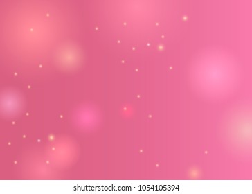 Happy Mother's Day pink greeting card background with sparkles. Vector holiday spring beautiful template illustration. Valentine day love backdrop