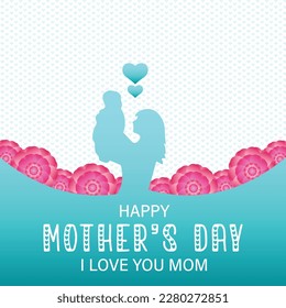 happy mothers day post design vector file