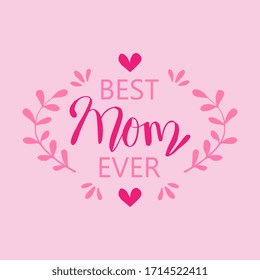 Happy Mothers day poster concept