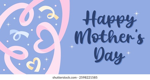 Happy Mothers Day Poster Panoramic Banner 