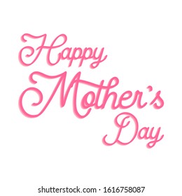 happy mother's day quote typography