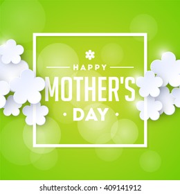 Happy mothers day. Retro background