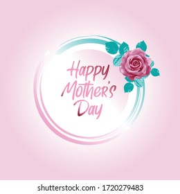Happy Mothers Day With Rose