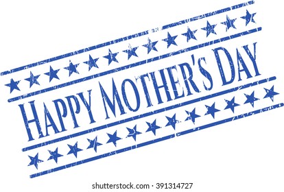 Happy Mother's Day rubber texture