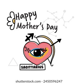 Happy Mother's Day Sagittarius Card