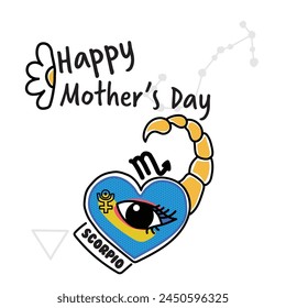Happy Mother's Day Scorpio Card