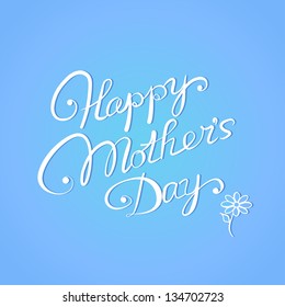 Happy mother's day, simple card design