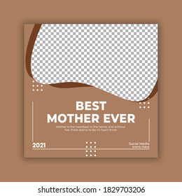 Happy mothers day social media template