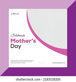 Happy Mothers Day Social Media Post Design Template