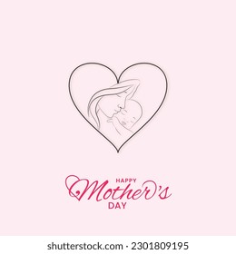 Happy mothers day social media post