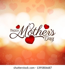 Happy Mother's day stylish decorative background vector