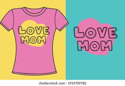 Happy Mother's day t shirt design or mom tshirt