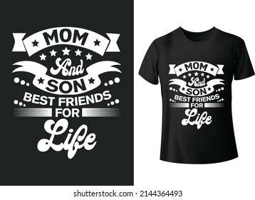Happy mother's day t shirt design template
