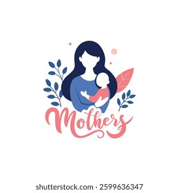 Happy Mothers Day t shirt Calligraphy, lettering card with hand drawn heart. Vector flowers with lettering "happy mother's day" for print design of flyers, banners, cover, postcard