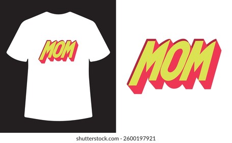 Happy mother's day t shirt vector design on white background.