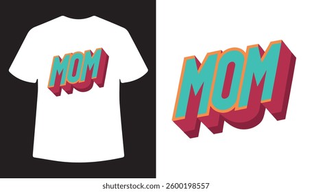 Happy mother's day t shirt vector design on white background.