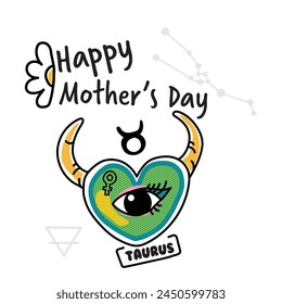 Happy Mother's Day Taurus Card