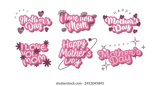 Happy mothers day template design