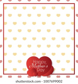 Happy Mother's Day template for text, banner, poster and greeting card