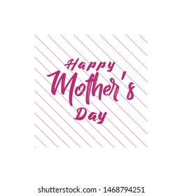 Happy Mother's Day Template Vector for Banner, Poster, Flyers, Marketing, Greeting Cards