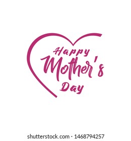 Happy Mother's Day Template Vector for Banner, Poster, Flyers, Marketing, Greeting Cards