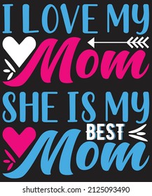 Happy Mother's Day T-shirt Design