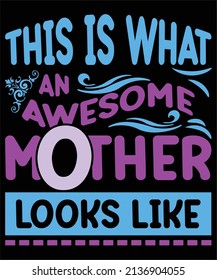 Happy mother's day t-shirt design