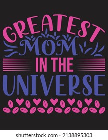 Happy Mother's Day T-shirt Design Vector