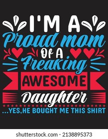 Happy Mother's Day T-shirt Design Vector