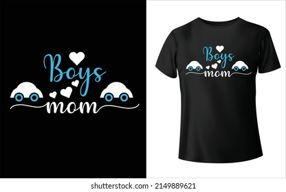 Happy mother's day t-shirt design. Mom Vector, Vector Art, Mom T-Shirt Design