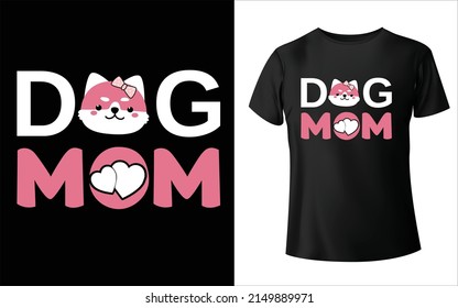 Happy mother's day t-shirt design. Mom Vector, Vector Art, Mom T-Shirt Design