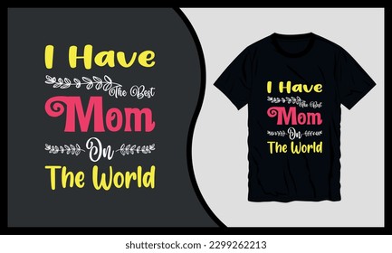 Happy Mother's Day T-shirt Design