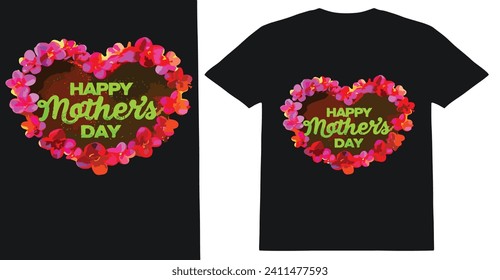 Feliz diseño de camisetas del Día de la Madre
Celebra a mamá con nuestro exclusivo té del Día de la Madre: ¡Las flores florecientes abrazan su amor, una melodía de alegría en cada punto!