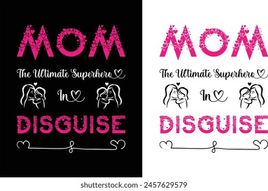 Happy Mother's Day t-shirt design.