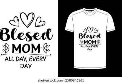 Happy Mother's day T-shirt Design ready print vector