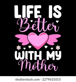 Happy mother's day, Mother's Day T-Shirt, lettering mom t-shirt, Mom t-shirt quote, Mama t-shirt vector, Mother's Day T Shirt Design Idea, mom t shirt print design