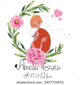 Happy Mothers Day. Turkish Translate: Anneler Gunu Kutlu Olsun
