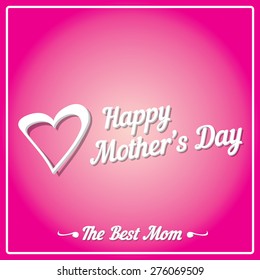 Happy Mother's Day Typographical Background