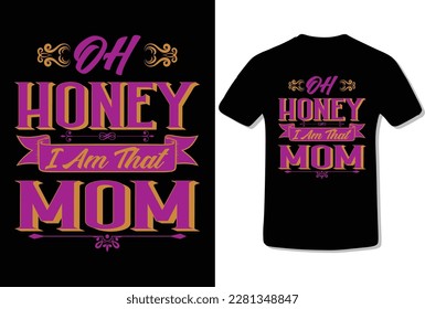Happy Mother's Day typography T shirt for mother lover 